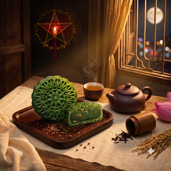 Bánh nướng trà xanh chay 100g