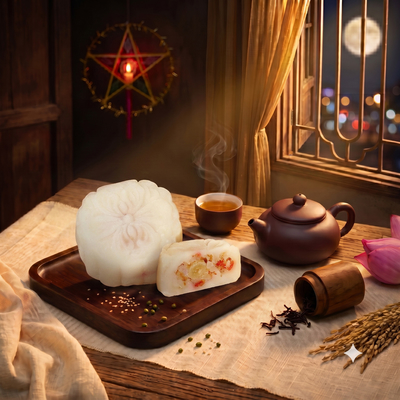 Bánh dẻo thập cẩm jăm bông trứng muối (hạt sen, hạt dưa) 280g